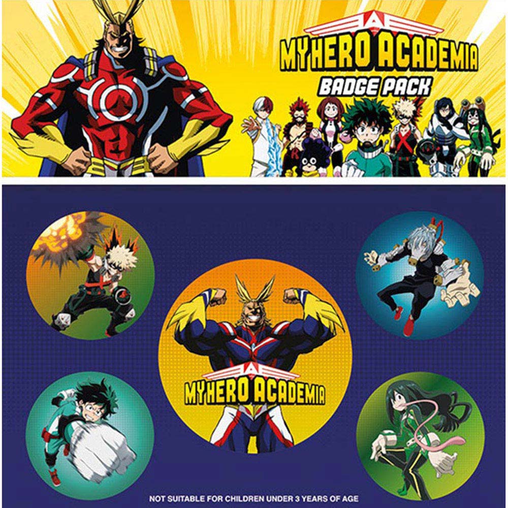 MY HERO ACADEMIA 僕のヒーローアカデミア - Characters 5個セット / バッジ - PGS